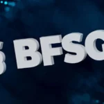 Symbolbild zum BFSG Gesetz das im Juni 2025 in Kraft tritt. Abstrakter Hintergrund mit 3D Schrift §BFSG