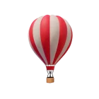 Unser Webagentur Ballon schwebt durchs Bild.
